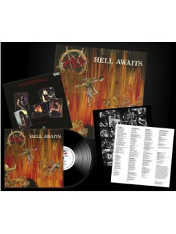 SLAYER - Hell Awaits * LP + poster *