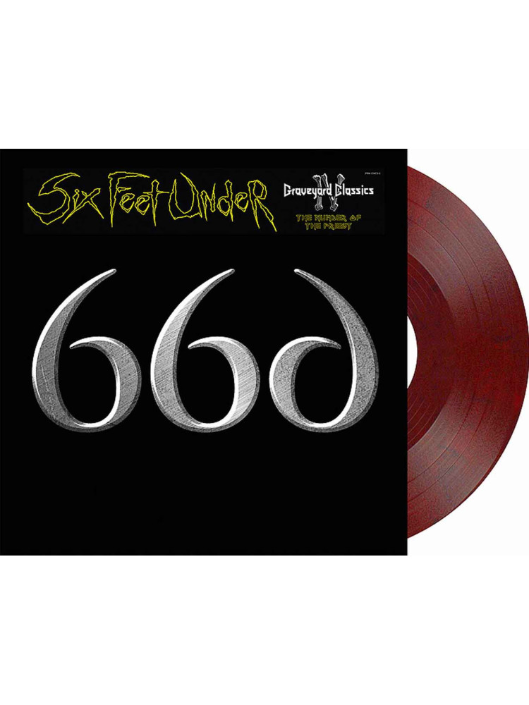 SIX FEET UNDER - Graveyard Classics IV: The Number of the Priest * LP DARK RED *