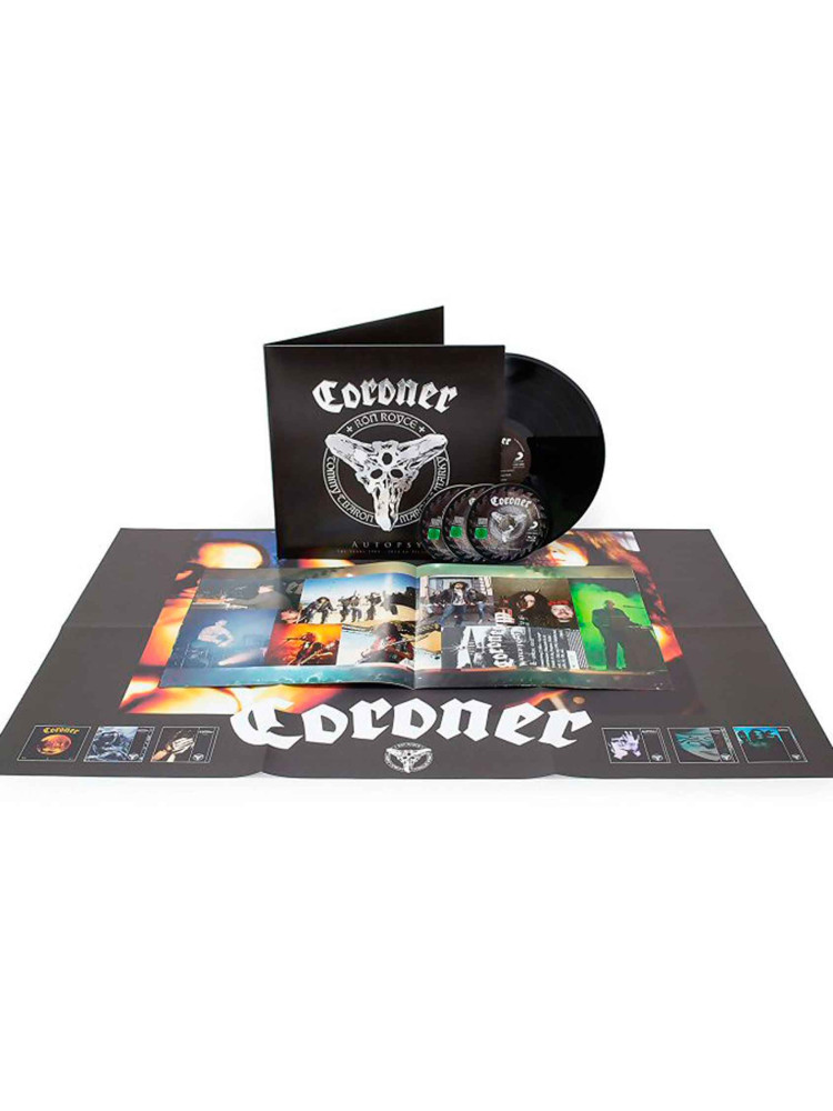 CORONER - Autopsy * LP + 3Bluray *