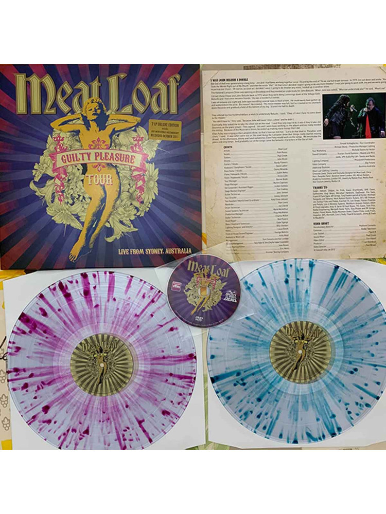MEAT LOAF – Guilty Pleasure Tour - Live From Sydney Australia * 2xLP *