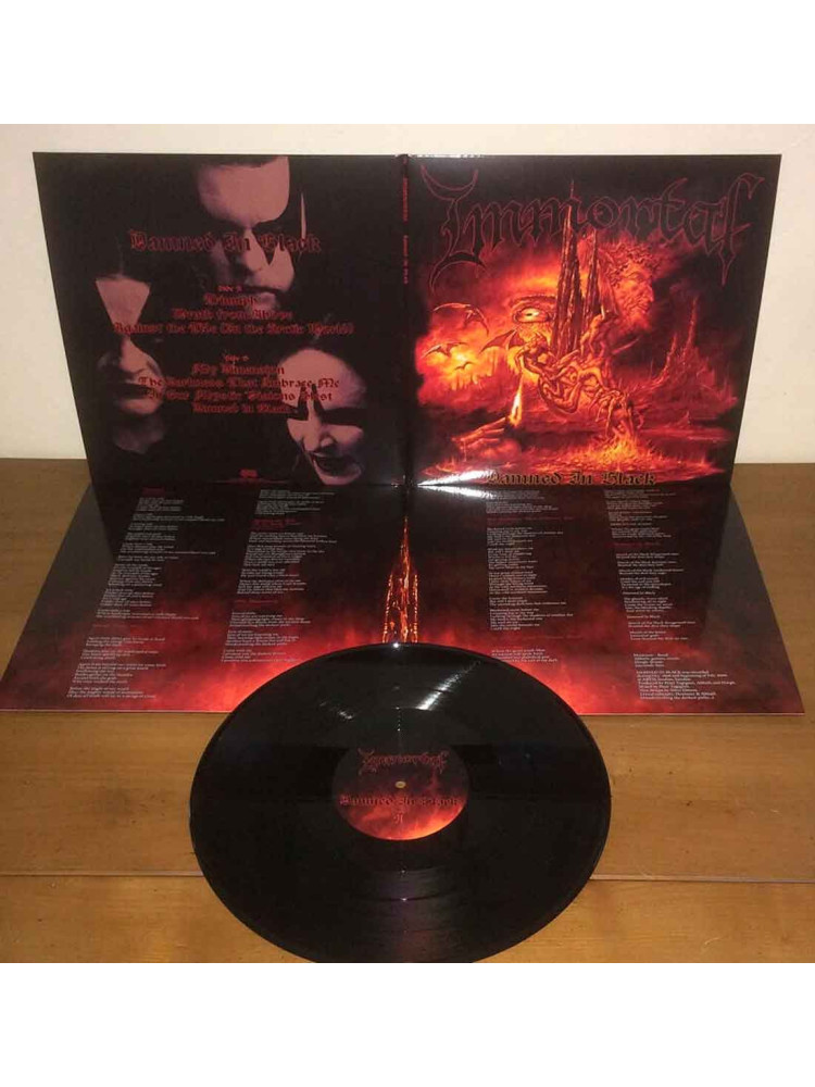 IMMORTAL - Damned In Black (Alternative) * LP Ltd *