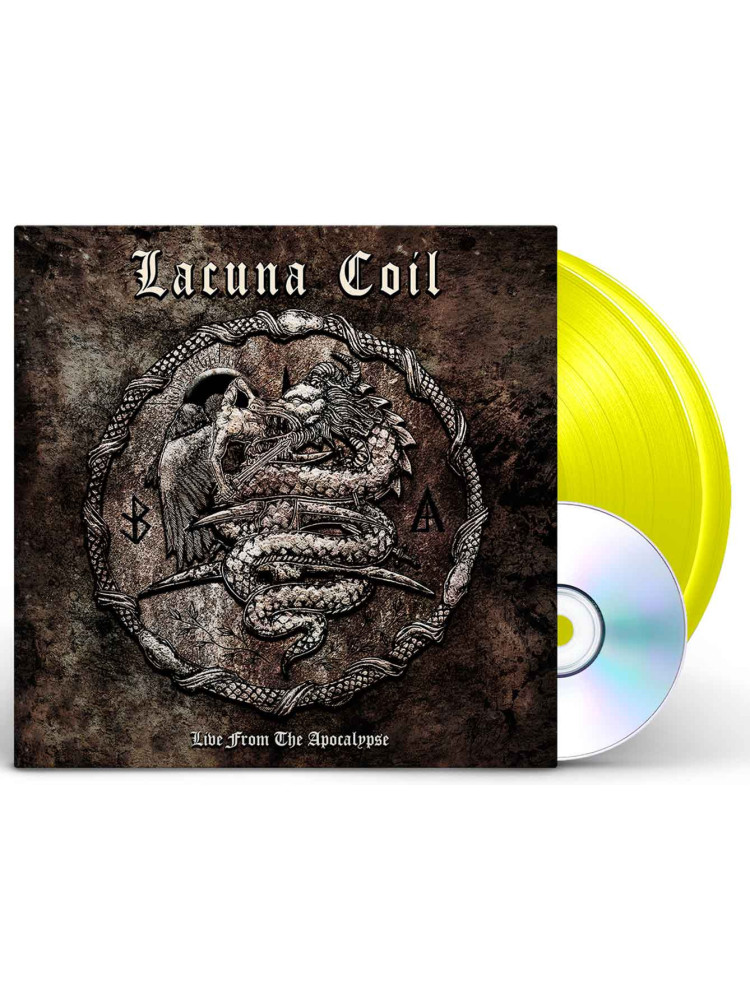 LACUNA COIL - Live From The Apocalypse * 2xLP Yellow *