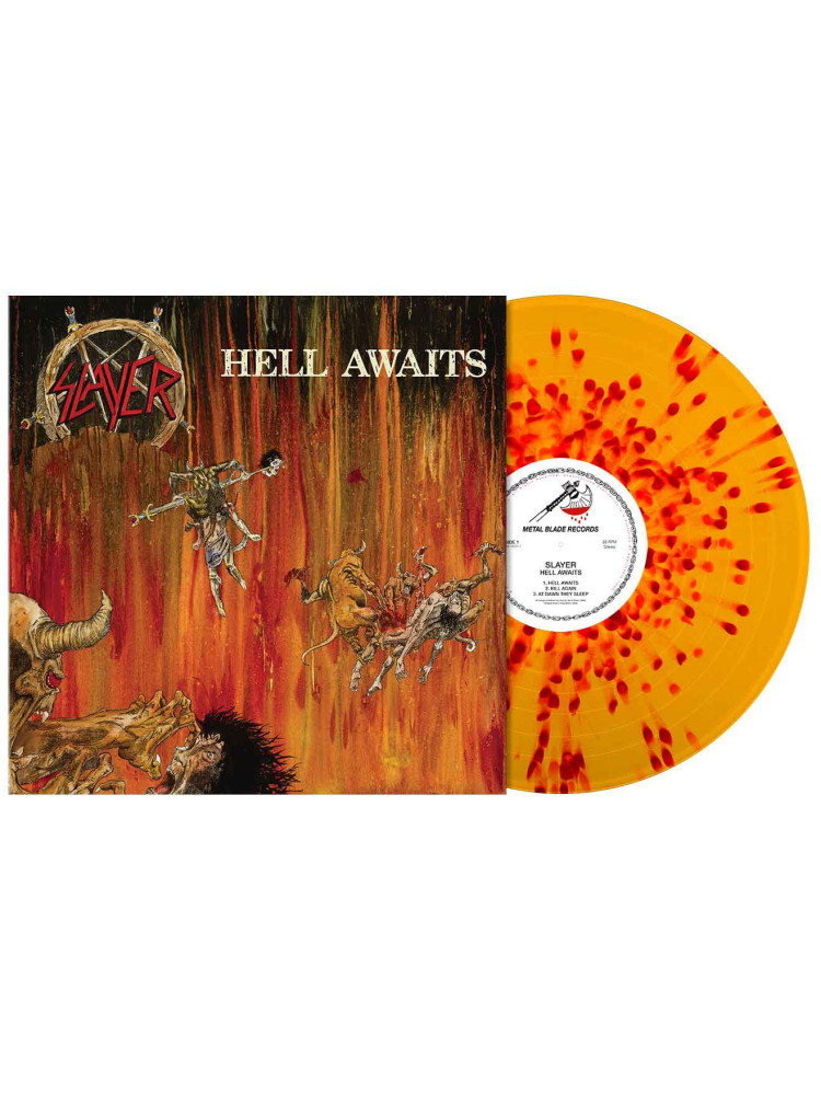 SLAYER - Hell Awaits * LP Orange/Red *