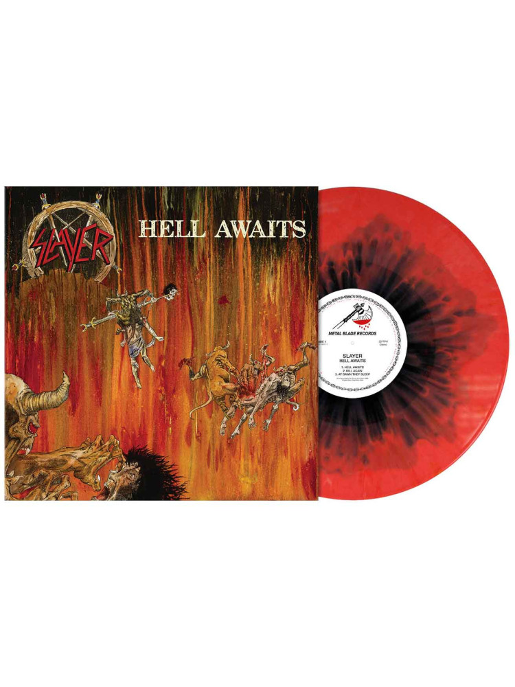SLAYER - Hell Awaits * LP Red/Yellow/Black *