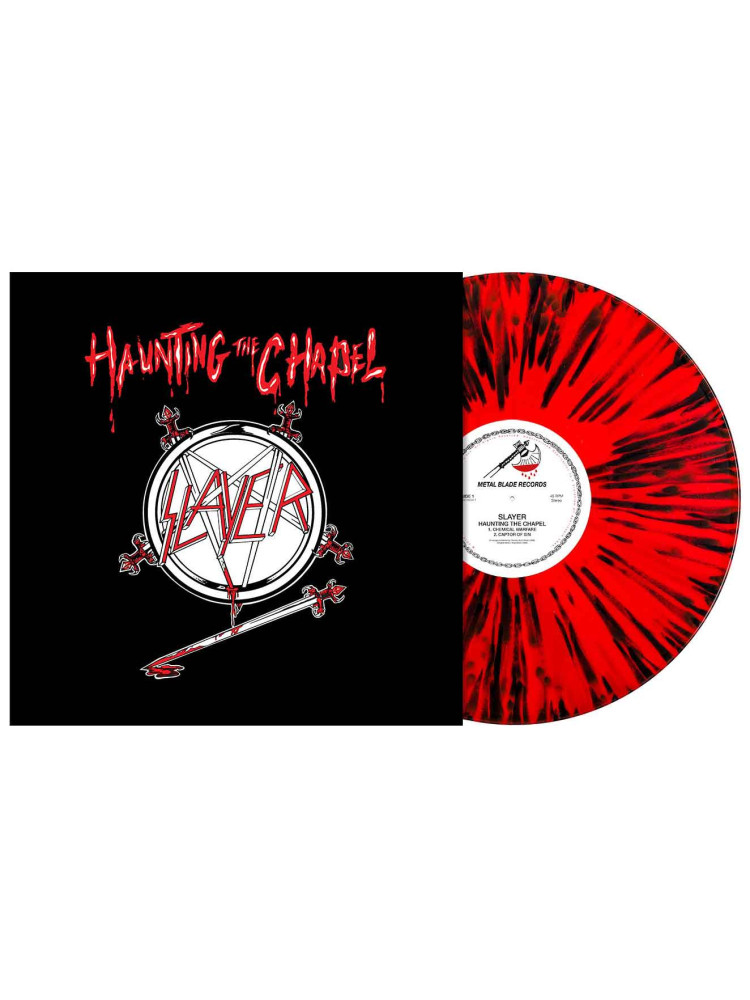 SLAYER - Haunting The Chapel * LP Red/Black *