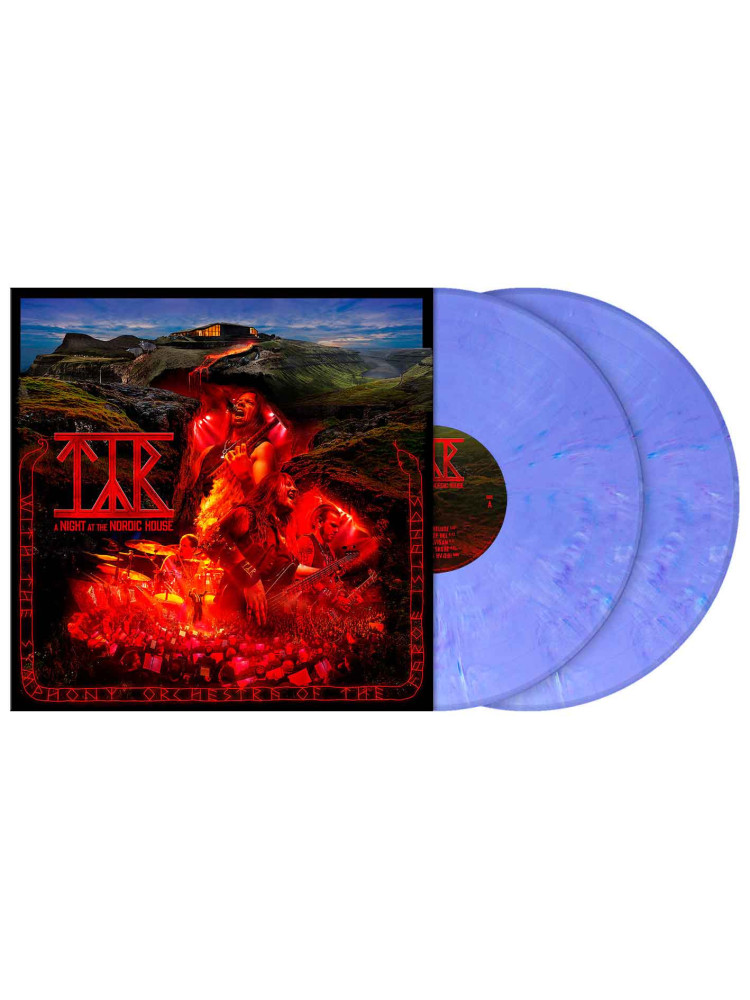 TÝR - A Night At The Nordic House * 2xLP BLUE *