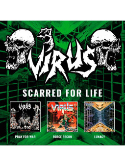 VIRUS - Scarred For Life * 3xCD *