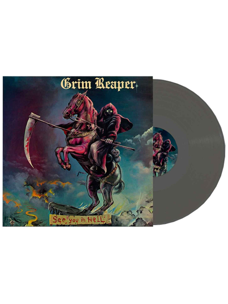 GRIM REAPER - See You in Hell * LP Grey *