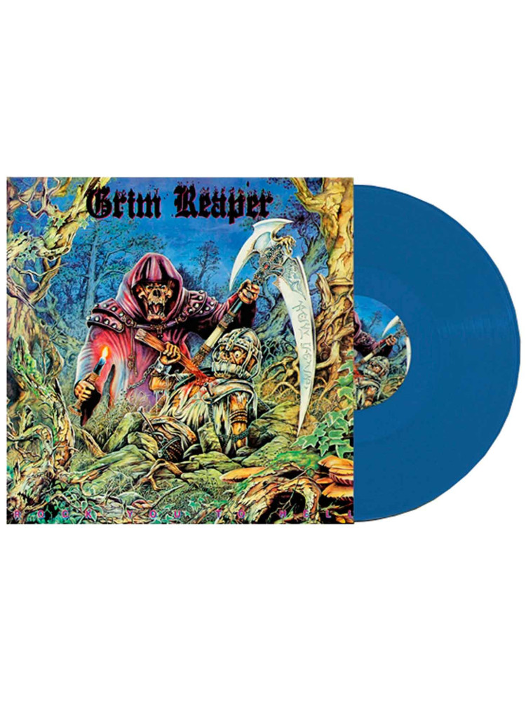 GRIM REAPER - Rock You To Hell * LP Blue *