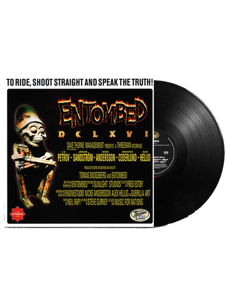 ENTOMBED - DCLXVI To Ride Shoot Straight And Speak The Truth * LP *