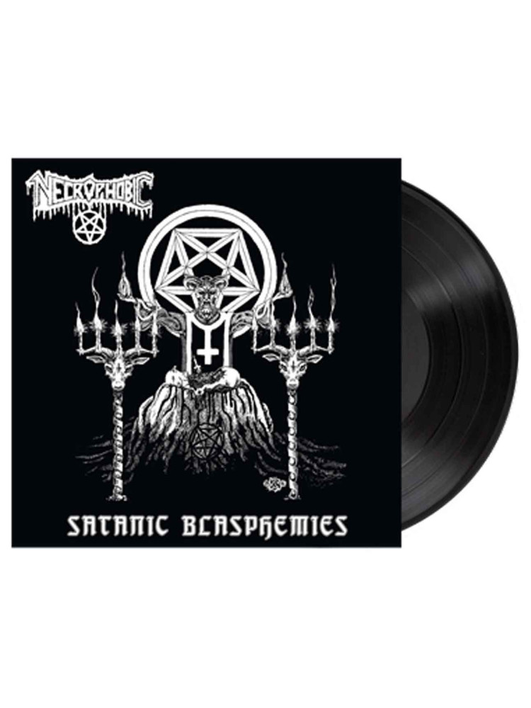 NECROPHOBIC - Satanic Blasphemies * LP *