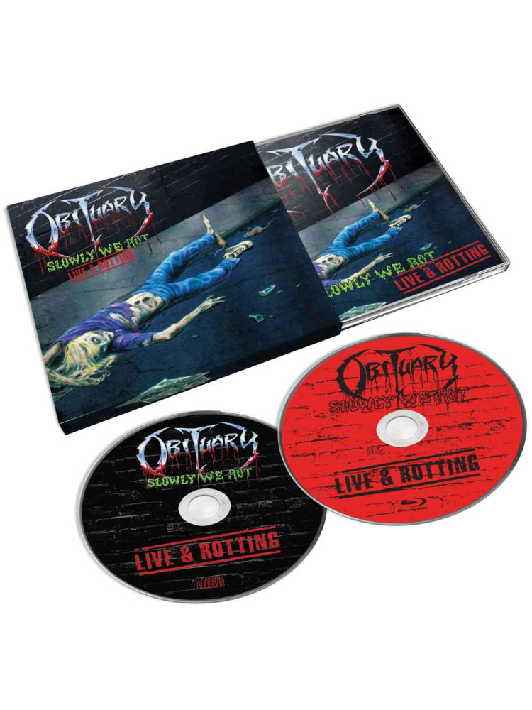 OBITUARY - Slowly We Rot - Live And Rotting * CD+BluRay *