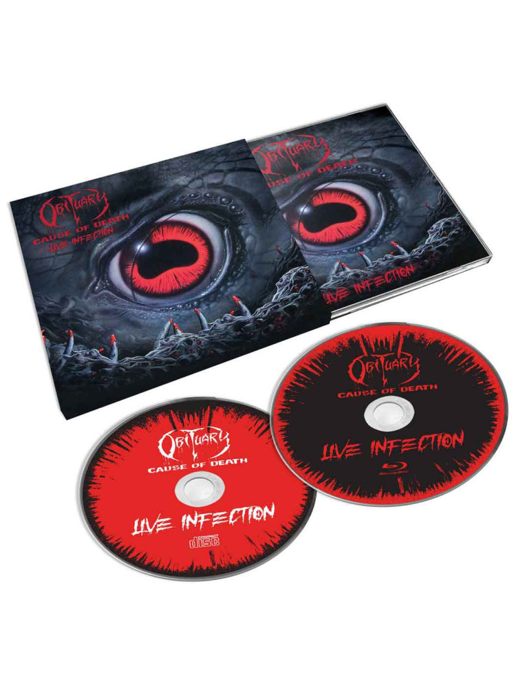 OBITUARY - Cause Of Death - Live Infection * CD+BluRay *