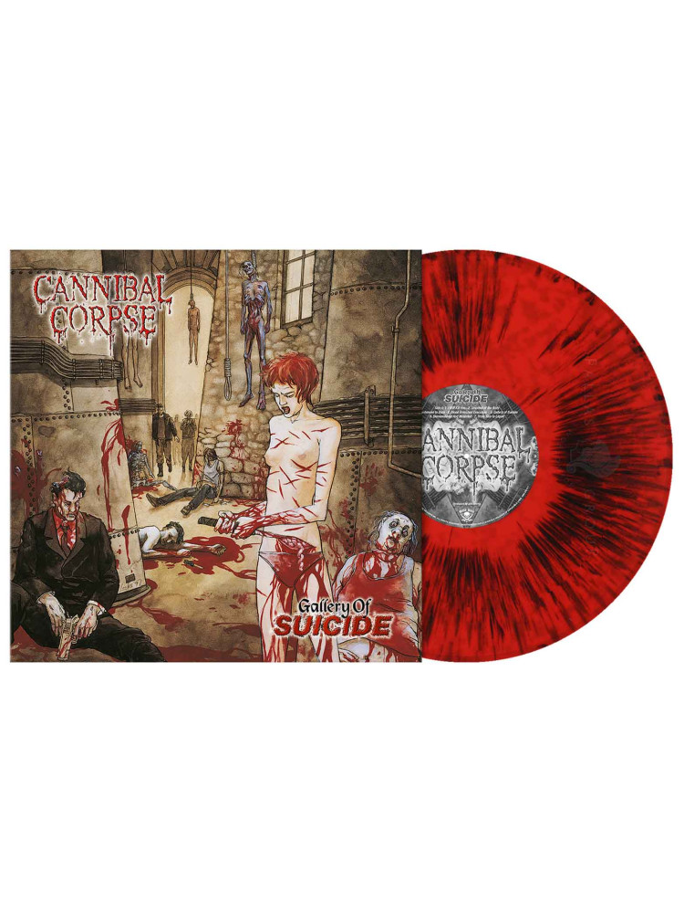 CANNIBAL CORPSE - Gallery Of Suicide * LP Ltd Red/Black *