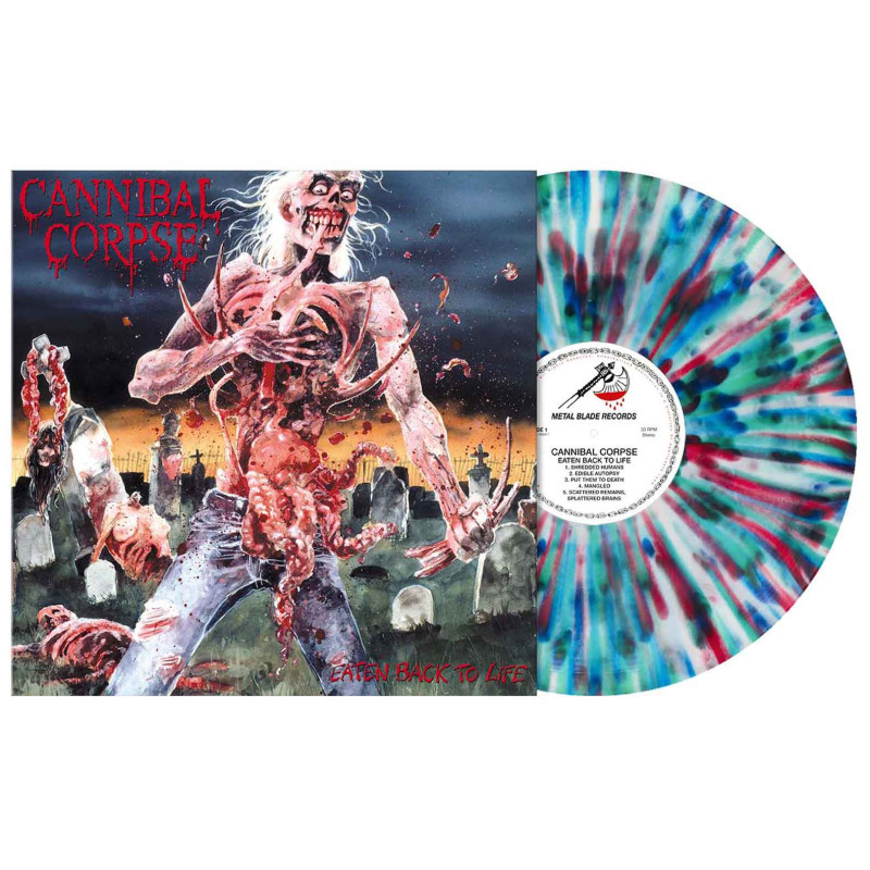 CANNIBAL CORPSE - Eaten Back To Life * LP Ltd SPLATTER *